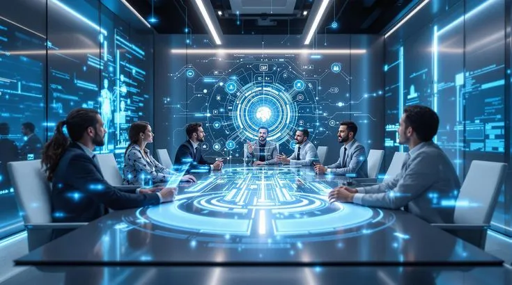 AI-powered collaboration platform supporting digital teamwork, intelligent decision making and business communication