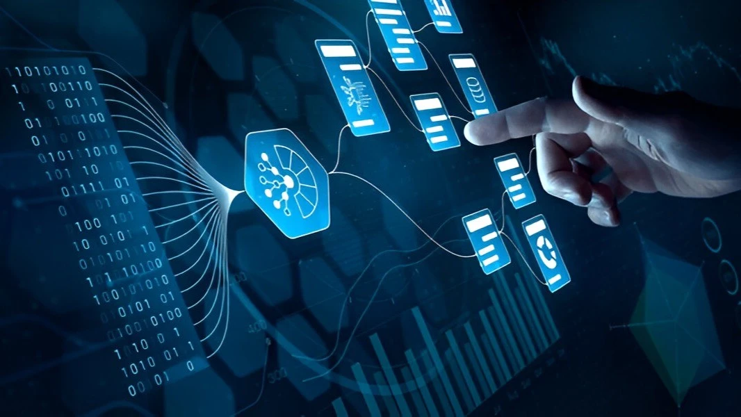 Artificial intelligence workflow automation system with connected digital processes and smart technology